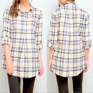 Tyler Boe tina plaid flannel tunic